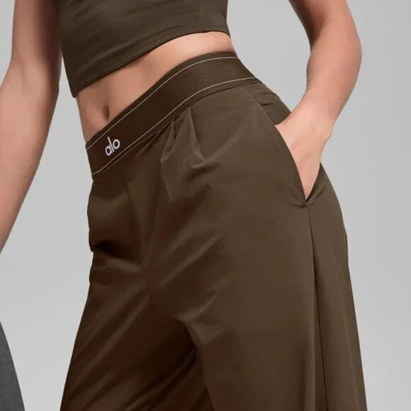 ALO Yoga Suit Up Trouser Coffee Brown (Regular)🔥🔥 - Picture 2 of 8
